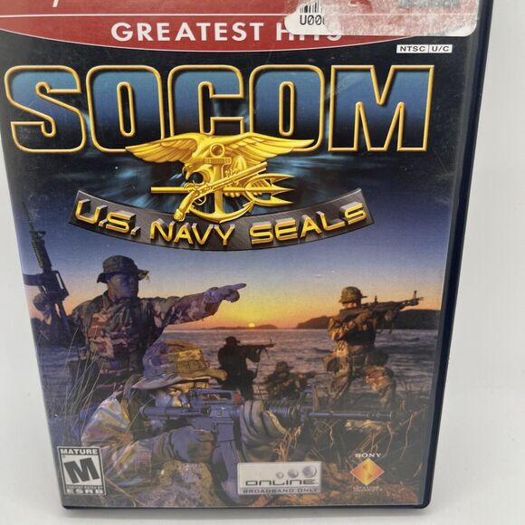 Socom: U.S. Navy Seals (Sony PlayStation 2, 2003) PS2 - Tested - Picture 2 of 6